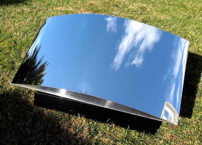 Solreflekterande aluminiumplåt